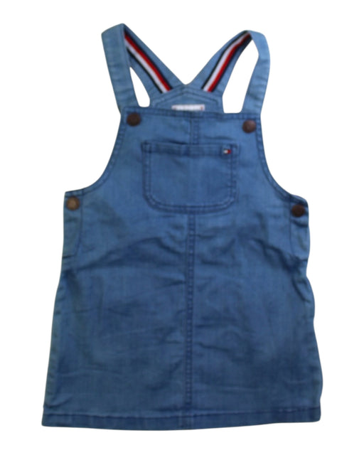 A Blue Overall Dresses from Tommy Hilfiger in size 18-24M for girl. (Front View)