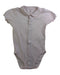 A Ivory Short Sleeve Bodysuits from Petit Bateau in size 12-18M for girl. (Front View)