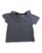 A Navy Short Sleeve Tops from Petit Bateau in size 12-18M for girl. (Front View)