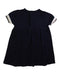 A Navy Short Sleeve Dresses from Petit Bateau in size 12-18M for girl. (Back View)