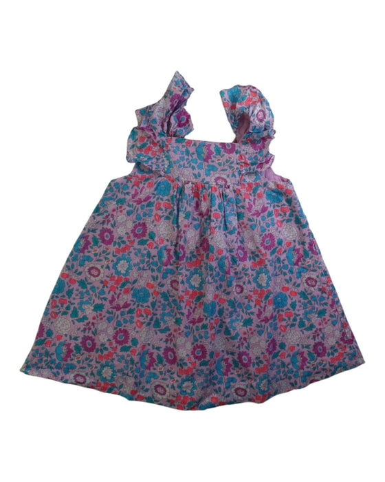 A Pink Sleeveless Dresses from Jacadi in size 12-18M for girl. (Front View)