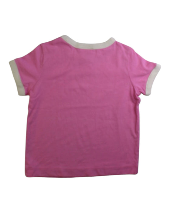 A Pink Short Sleeve T Shirts from Hanna Andersson in size 12-18M for girl. (Back View)