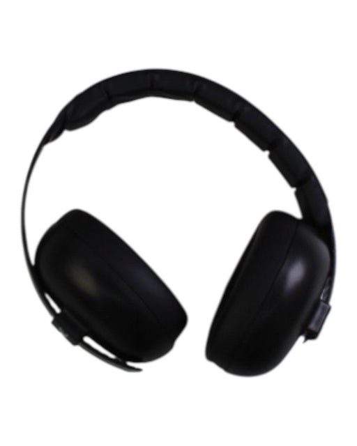 A Black Ear Muffs from Banz in size 6-12M for neutral. (Front View)