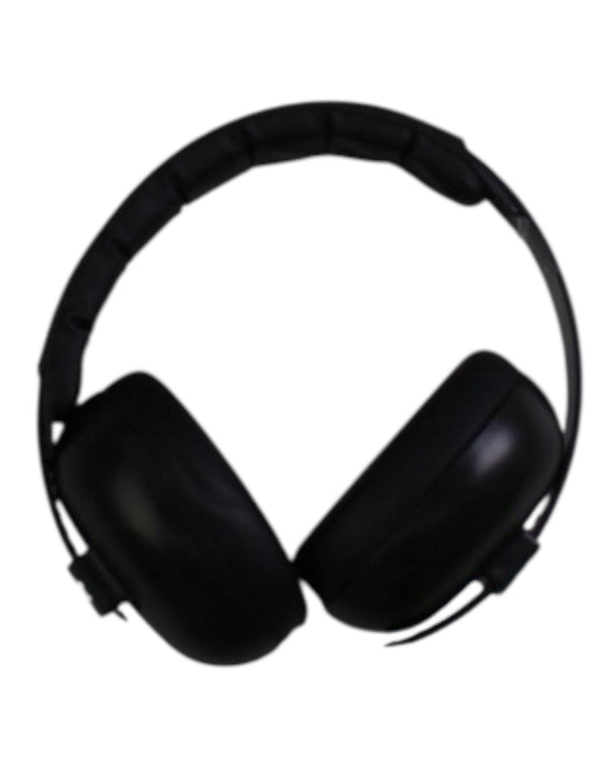 A Black Ear Muffs from Banz in size 6-12M for neutral. (Back View)