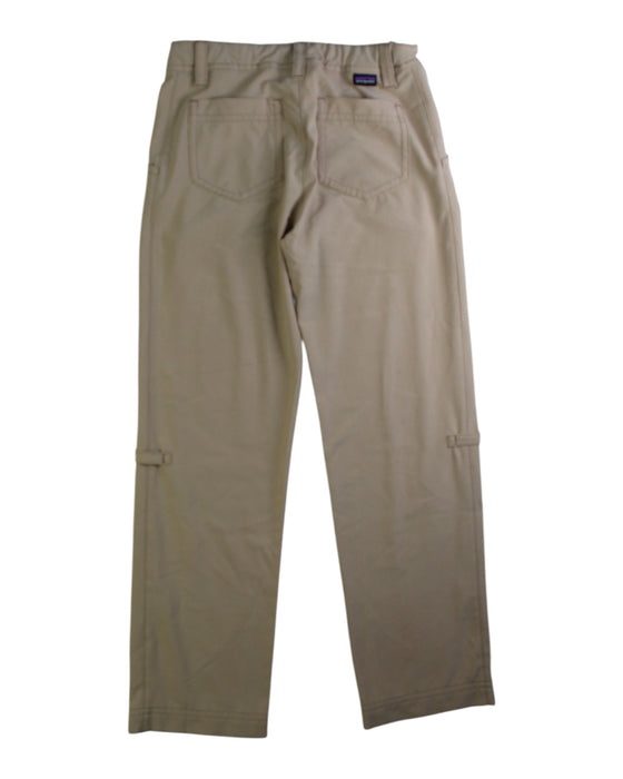 A Beige Casual Pants from Patagonia in size 8Y for girl. (Back View)