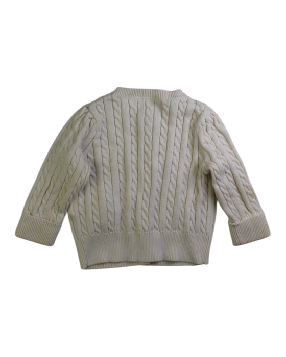 A Ivory Cardigans from Ralph Lauren in size 3-6M for girl. (Back View)