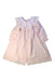 A Peach Long Sleeve Dresses from Susu & Cra in size 4T for girl. (Back View)