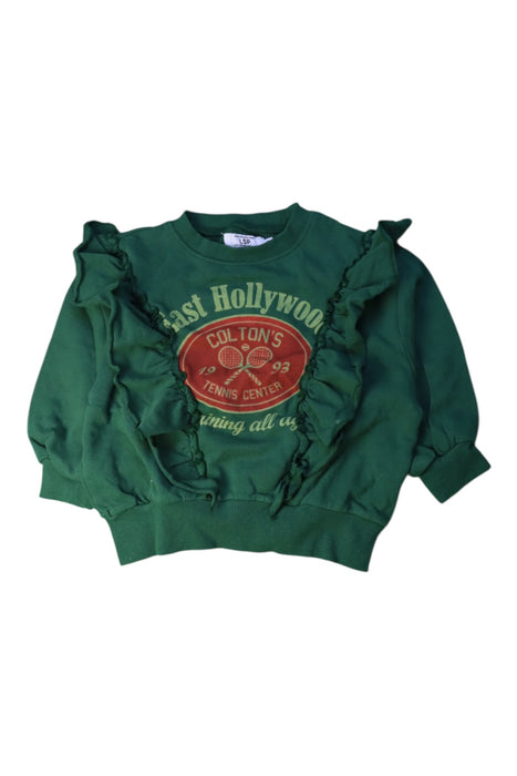 A Green Crewneck Sweatshirts from Life Support Products in size 3T for girl. (Front View)