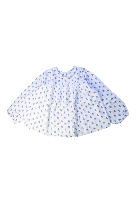 A White Long Sleeve Dresses from Little Cotton Clothes in size 5T for girl. (Front View)