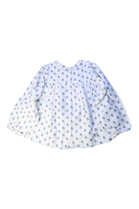 A White Long Sleeve Dresses from Little Cotton Clothes in size 5T for girl. (Back View)