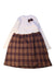 A White Long Sleeve Dresses from Miki House in size 5T for girl. (Front View)