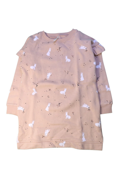 A Beige Long Sleeve Dresses from Rylee + Cru in size 4T for girl. (Front View)