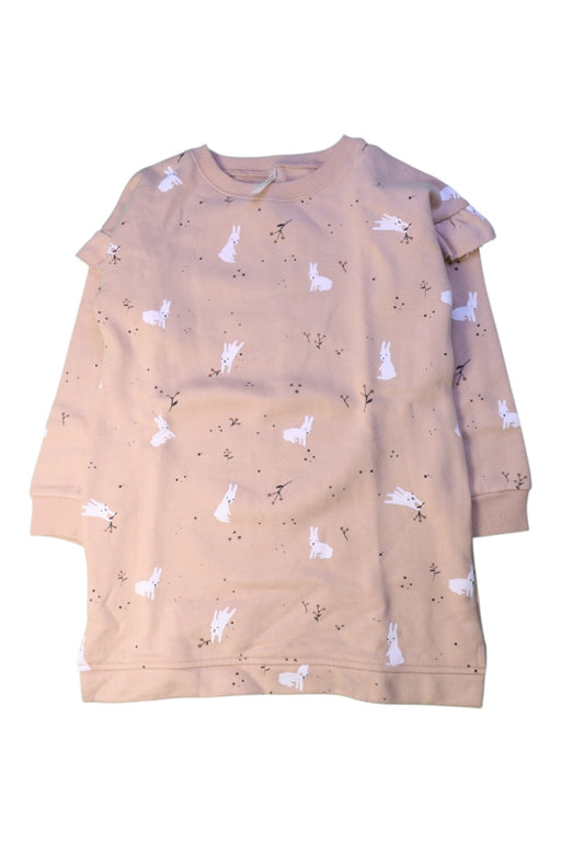 A Beige Long Sleeve Dresses from Rylee + Cru in size 4T for girl. (Front View)