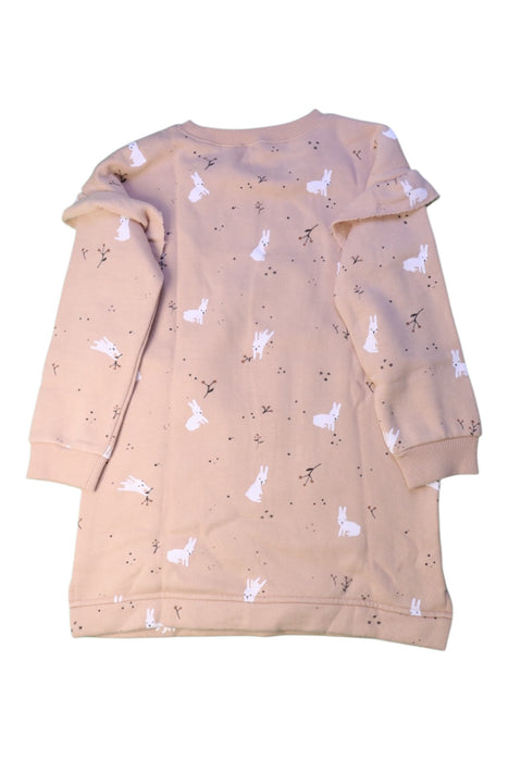 A Beige Long Sleeve Dresses from Rylee + Cru in size 4T for girl. (Back View)