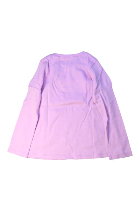 A Purple Long Sleeve Tops from Miki House in size 5T for girl. (Back View)