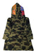 A Green Hooded Sweatshirts from Bape by A Bathing Ape in size 2T for girl. (Back View)