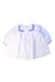 A White Short Sleeve Tops from Little Cotton Clothes in size 5T for girl. (Front View)