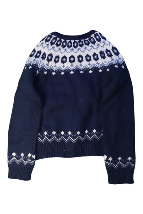 A Navy Cardigans from GANT in size 5T for girl. (Back View)