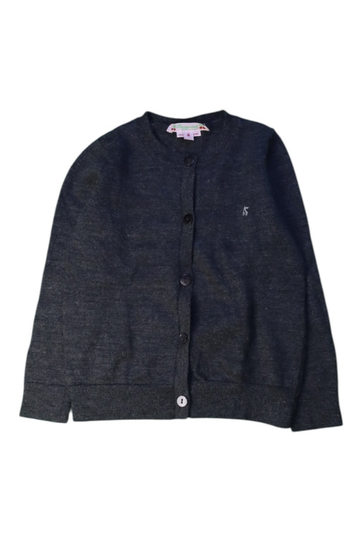 A Grey Cardigans from Bonpoint in size 4T for girl. (Front View)