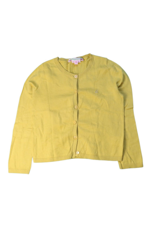 A Yellow Cardigans from Bonpoint in size 4T for girl. (Front View)
