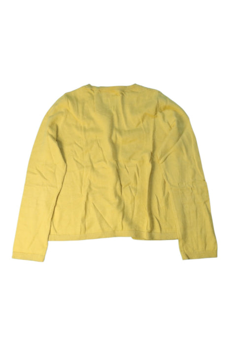 A Yellow Cardigans from Bonpoint in size 4T for girl. (Back View)