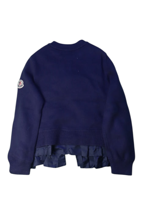 A Navy Puffer/Quilted Jackets from Moncler in size 3T for girl. (Back View)