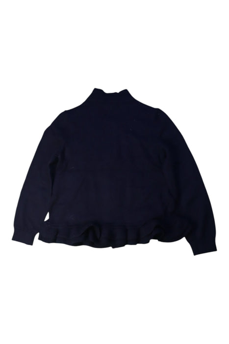A Navy Puffer/Quilted Jackets from Moncler in size 3T for girl. (Back View)