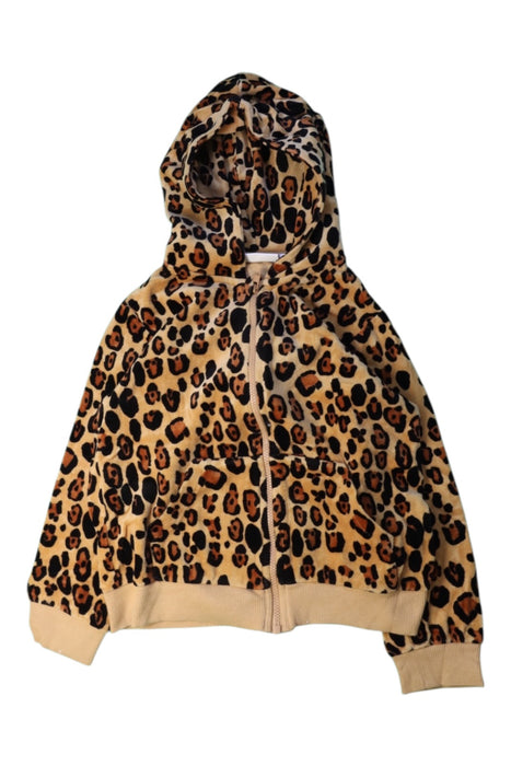 A Beige Hooded Sweatshirts from Mini Rodini in size 3T for girl. (Front View)