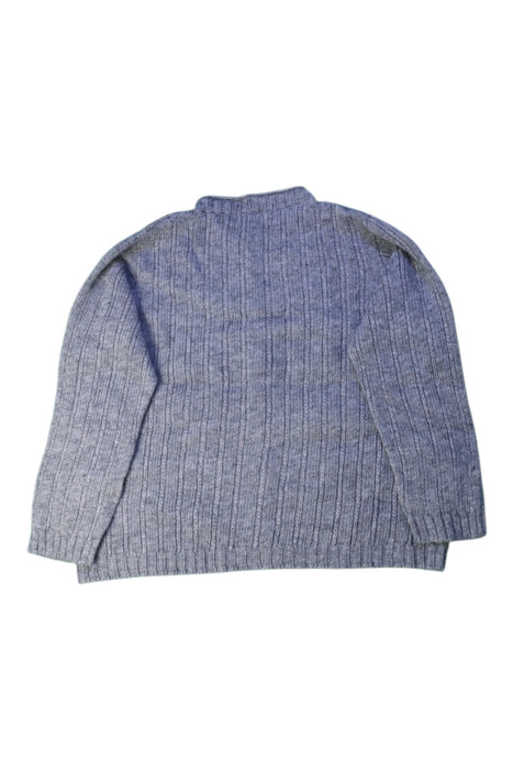 A Blue Cardigans from Plumeti Rain in size 4T for girl. (Back View)