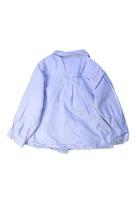 A Blue Long Sleeve Shirts from Jacadi in size 12-18M for boy. (Back View)