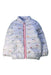 A White Puffer/Quilted Jackets from Momonittu in size 2T for girl. (Front View)