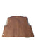 A Brown Outerwear Vests from Les Enfantines in size 2T for girl. (Back View)