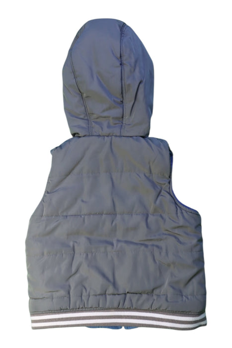 A Blue Outerwear Vests from Jacadi in size 3T for boy. (Back View)