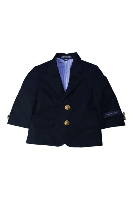 A Navy Blazers from Tommy Hilfiger in size 6-12M for boy. (Front View)