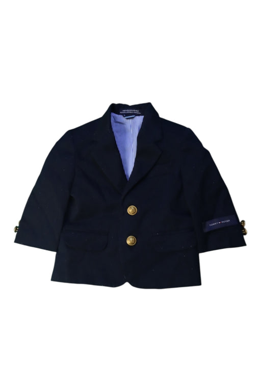 A Navy Blazers from Tommy Hilfiger in size 6-12M for boy. (Front View)