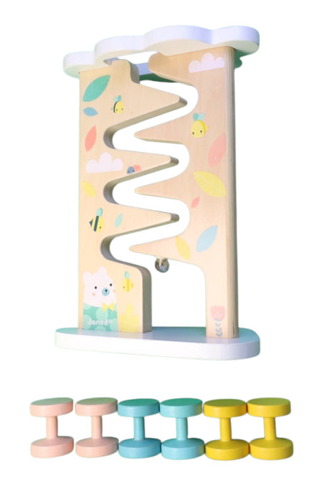 A Multicolour Wooden Toys from Janod in size O/S for neutral. (Front View)