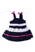 A Navy Sleeveless Dresses from Janie & Jack in size 6-12M for girl. (Back View)