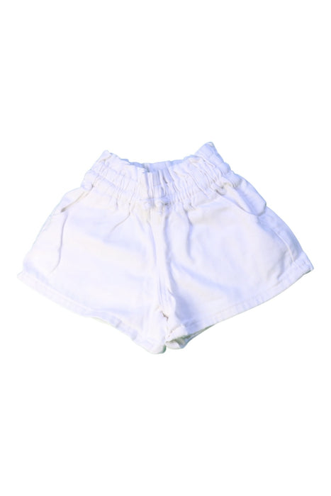 A White Shorts from Seed in size 4T for girl. (Front View)