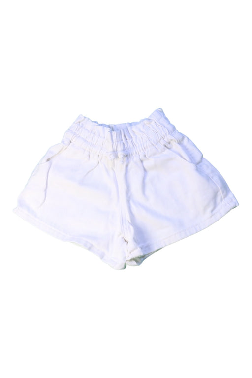 A White Shorts from Seed in size 4T for girl. (Front View)