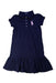 A Navy Short Sleeve Dresses from Polo Ralph Lauren in size 5T for girl. (Front View)