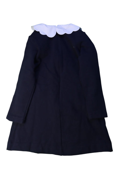 A Black Long Sleeve Dresses from Jacadi in size 6T for girl. (Back View)