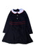 A Black Long Sleeve Dresses from Jacadi in size 6T for girl. (Front View)