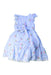 A Blue Sleeveless Dresses from Rare Editions in size 5T for girl. (Back View)