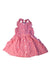 A Red Sleeveless Dresses from Tommy Hilfiger in size 3T for girl. (Front View)
