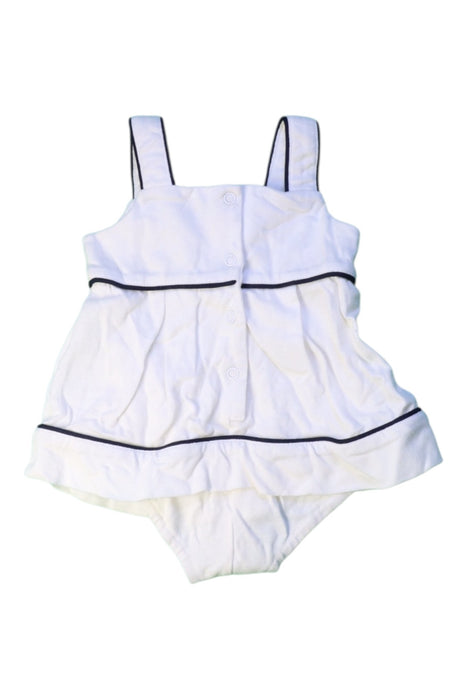 A White Sleeveless Bodysuits from Nicholas & Bears in size 0-3M for girl. (Back View)