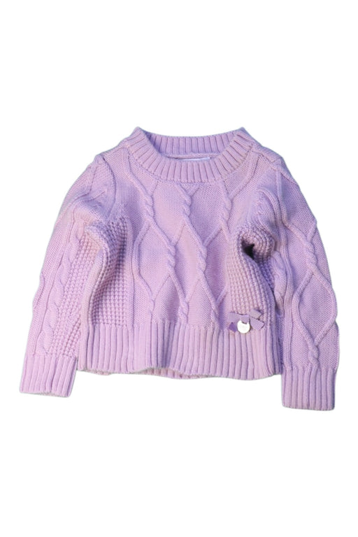 A Purple Knit Sweaters from Nicholas & Bears in size 6-12M for girl. (Front View)