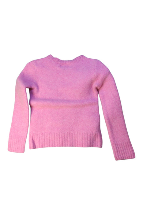 A Pink Knit Sweaters from Polo Ralph Lauren in size 7Y for girl. (Back View)