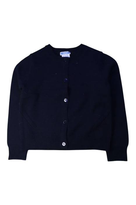 A Black Cardigans from Jacadi in size 6T for girl. (Front View)