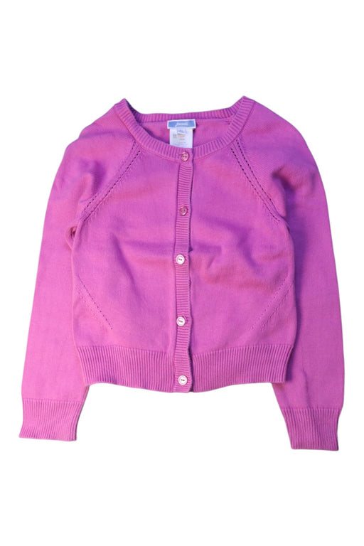 A Pink Cardigans from Jacadi in size 6T for girl. (Front View)