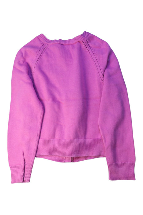 A Pink Cardigans from Jacadi in size 6T for girl. (Back View)